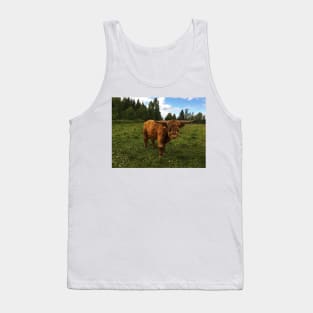 Scottish Highland Cattle Bull 1786 Tank Top